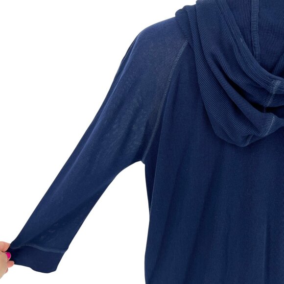 Lauren Ralph Lauren Active Zip-Up Hoodie Lightweight Navy Blue Size 1X - Picture 9 of 13